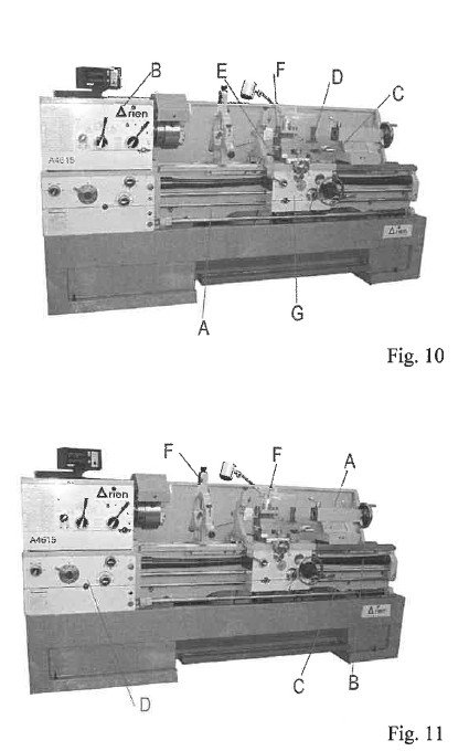 Manual de instrucciones ARIEN 336 | Torno paralelo