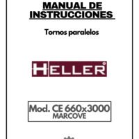 Torno CE 660 x 3000 Marcove-1 Manual de instrucciones HELLER C 660 | Torno paralelo