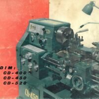 Torno CODIM CD-400-2 Manual de instrucciones CODIM CD-400 | Torno paralelo