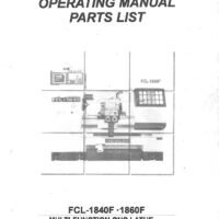 Manual de instrucciones CHAVELIER CNC 1840F | Torno paralelo