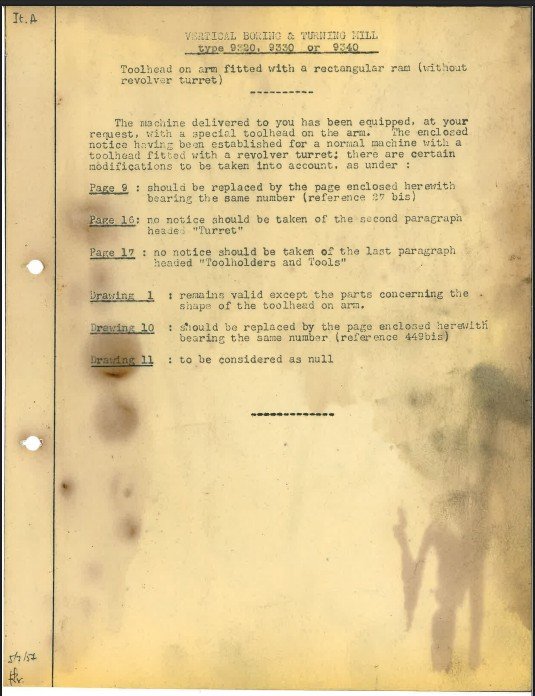 Manual de instrucciones BERTHIEZ 9340 | Torno vertical