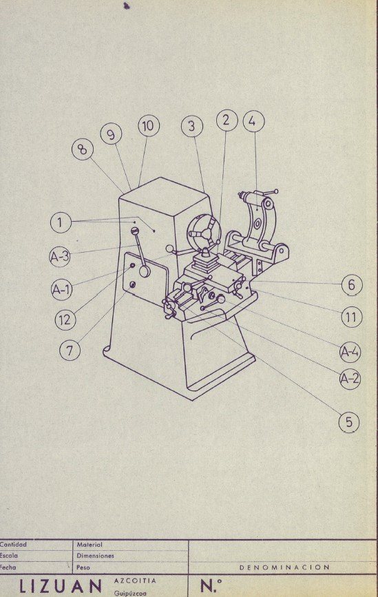 Tornos Lizuan-3 Manual de instrucciones LIZUAN TORNO REFRENTADOR C75 | Torno paralelo