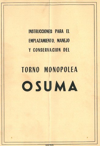 Tornos OSUMA-2 Manual de instrucciones OSUMA Paralelo | Torno paralelo