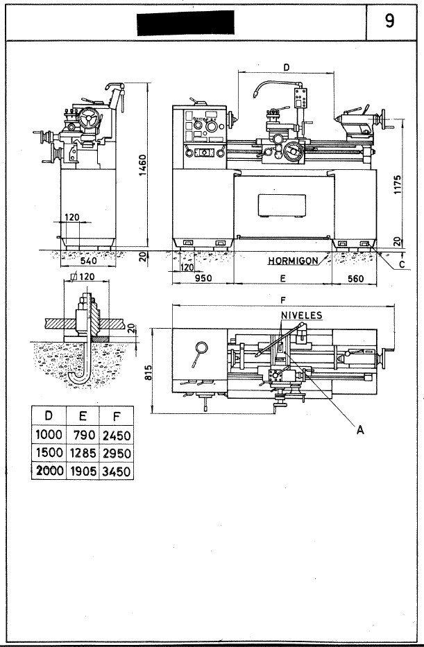 Manual de instrucciones Pinacho Torrent T71-68 | Torno paralelo