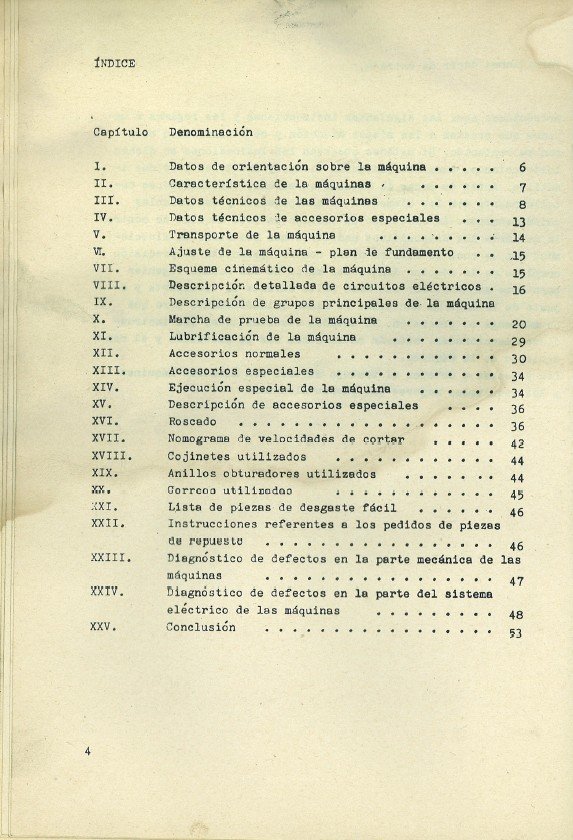 Trens mod. SN63C- 71C-2 Manual de instrucciones TRENS SN 63C / 71 C | Torno paralelo