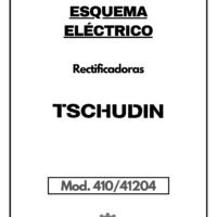 Tschudin-1 Esquema eléctrico TSCHUDIN 410/41204 | Rectificadora