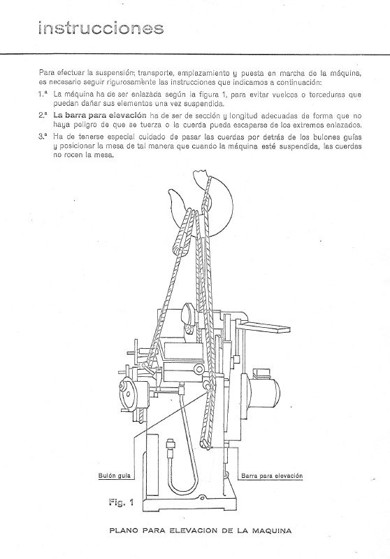 Txurtxil mod. NB-2 Manual de instrucciones TXURTXIL NB | Rectificadora