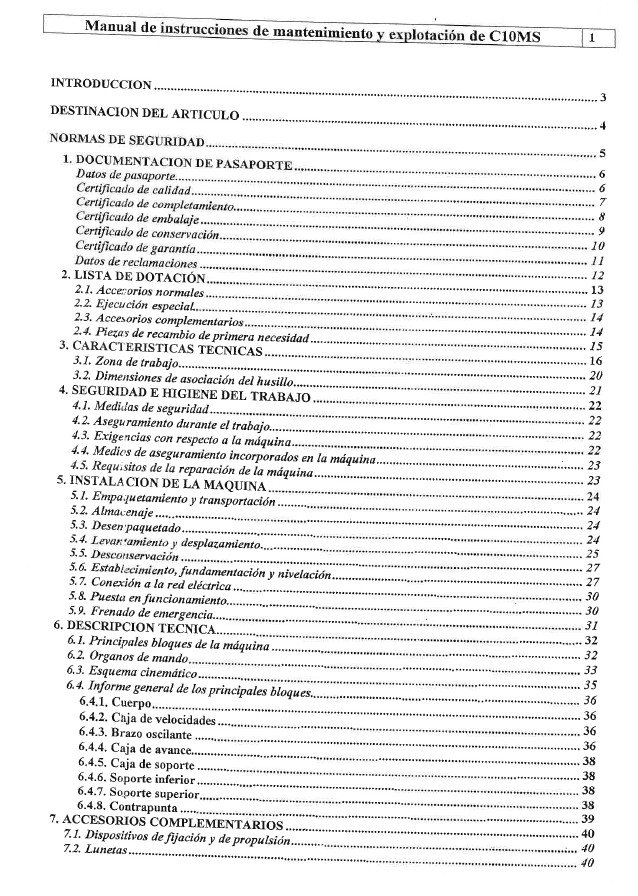 Manual de instrucciones ZMM BULGARIA C10MS/C10MSM/C10MSH| Torno paralelo