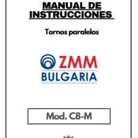 Manual de instrucciones ZMM BULGARIA C8-M | Torno paralelo