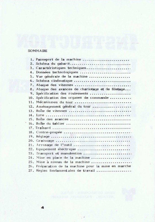 Manual de instrucciones ZMM BULGARIA C8-M | Torno paralelo