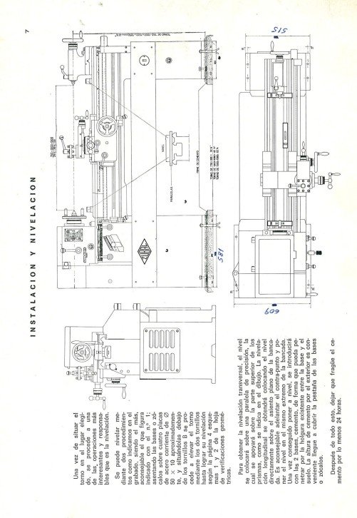 Manual de instrucciones ZUBAL GENERAL C1/C2/C4 COMPLETO | Torno paralelo