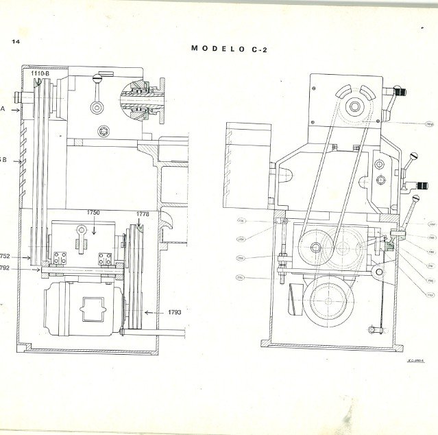 Zubal mod. C-2-3 Manual de instrucciones ZUBAL C-2 | Torno paralelo