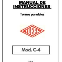 Manual de instrucciones ZUBAL C-4 | Torno paralelo