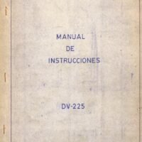 Manual de instrucciones Fresadora AISIAKIN DV-225