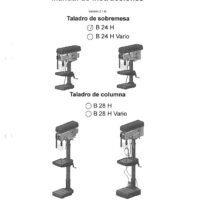 Manual Taladro OPTIMUM B 24 H