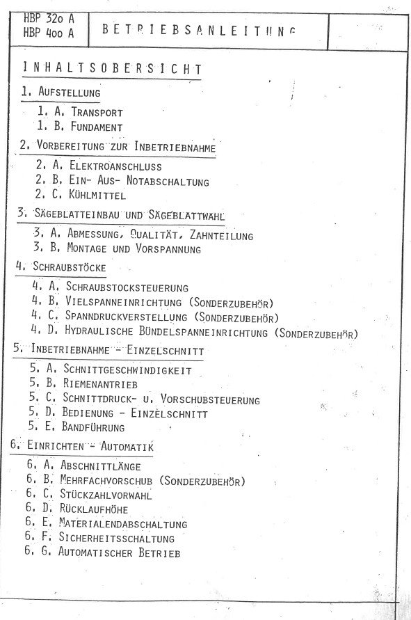 Manual Sierra BEHRINGER HBP-320 A