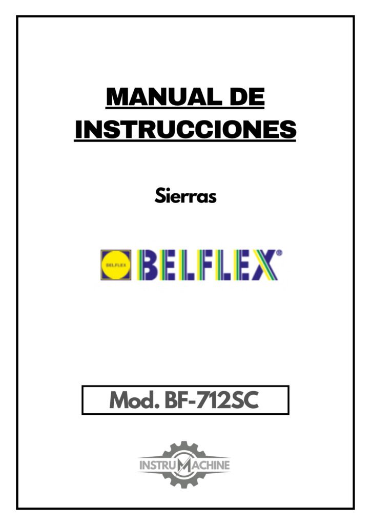 Portada Manual Sierra BELFEX BF-712SC