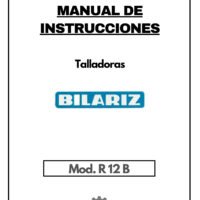 Manual Talladora BILARIZ R 12 B