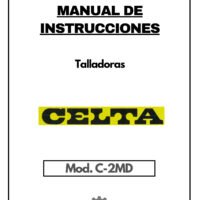 Manual Talladora CELTA C-2MD