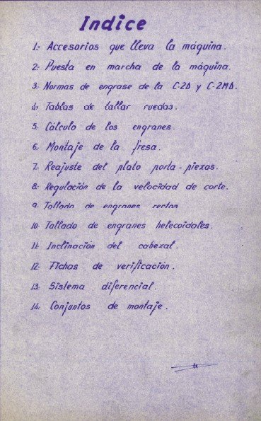 Manual Talladora CELTA C-2MD