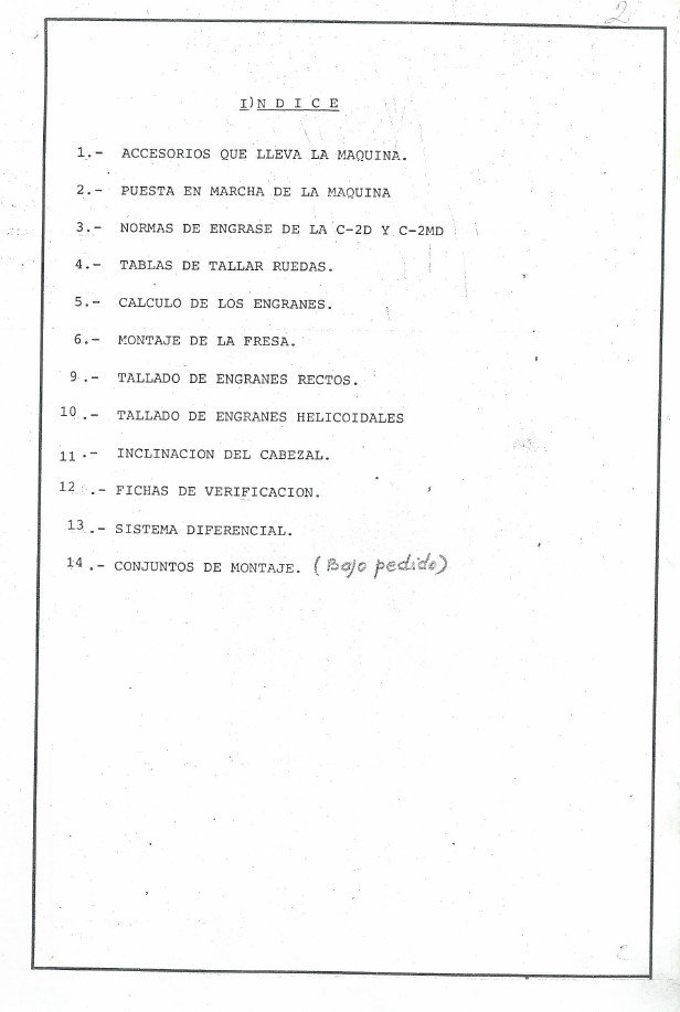 C2D-3 Manual Talladora CELTA C2D