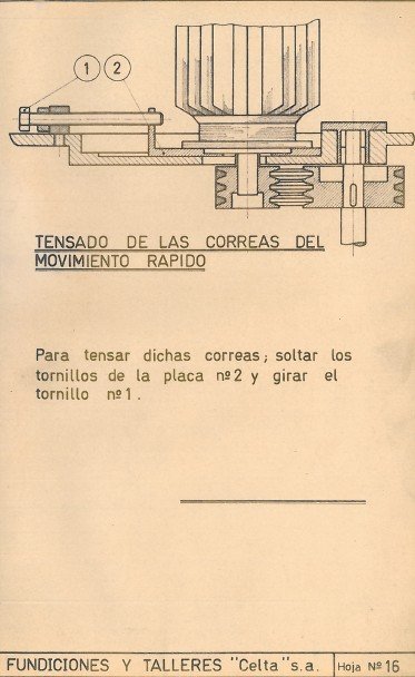 Manual Talladora CELTA C4