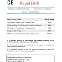 CMA Rapid drill-2 Manual Taladro CMA Rapid Drill