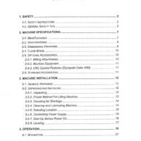 Manual de instrucciones Centro de Mecanizado CHEVALIER Falcon-2040HB