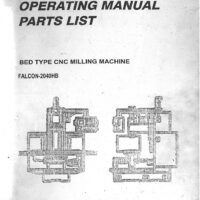 Manual de instrucciones Centro de Mecanizado CHEVALIER Falcon-2040HB