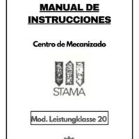 Manual de instrucciones Centro de Mecanizado STAMA-FANUC MC 110