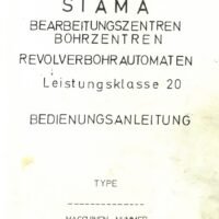 Manual de instrucciones Centro de Mecanizado STAMA-FANUC MC 110