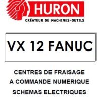 Centro mecanizado Huron para Fanuc-2 Esquema eléctrico Centro de Mecanizado HURÓN VX-12 para Fanuc