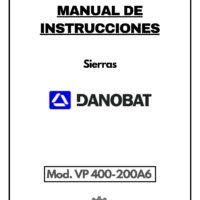 Manual Sierra DANOBAT VP 400-200A6