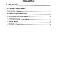 Danobat mod. VP 70-50-210-3 Manual Sierra DANOBAT VP 70-50-10