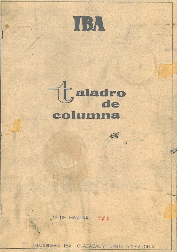 Manual Taladro IBA E30