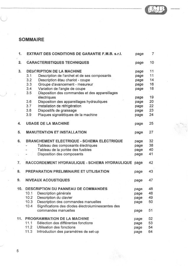 Manual Sierra FMB JUPITER