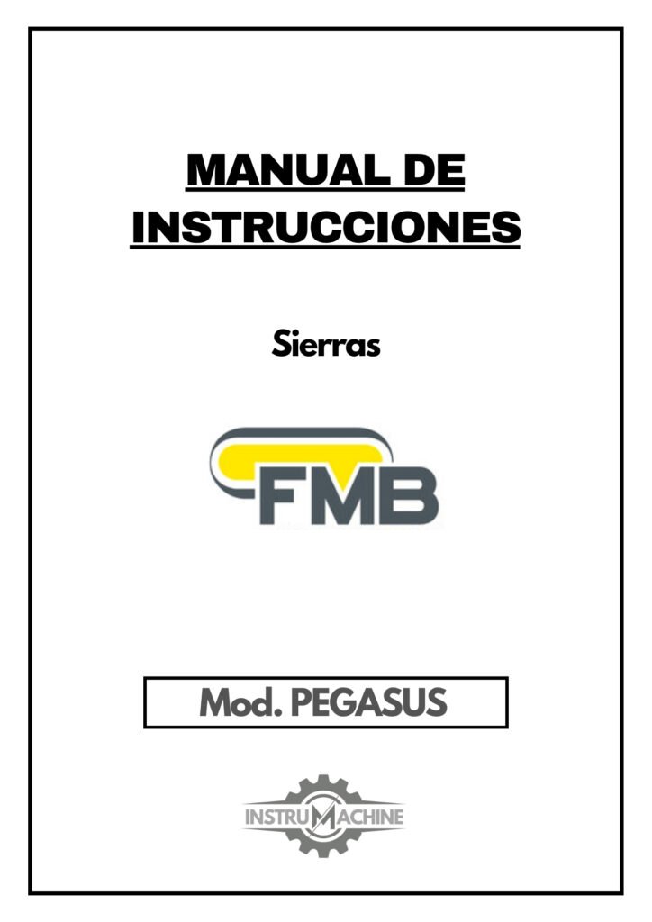 Portada Manual Sierra FMB PEGASUS