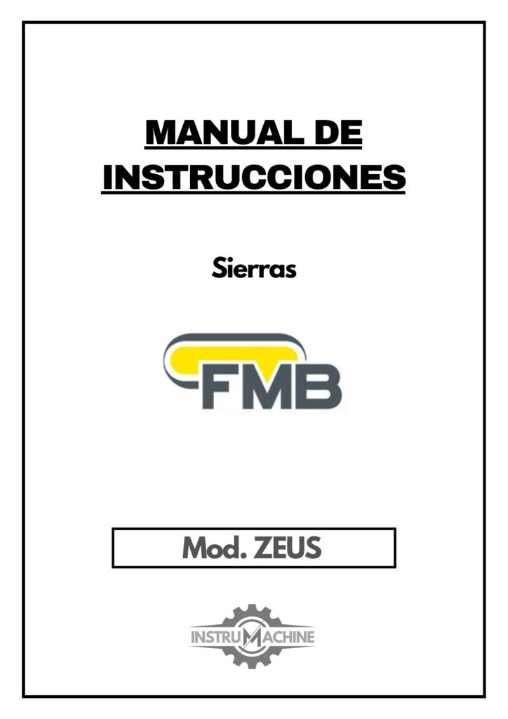 Portada Manual Sierra FMB ZEUS