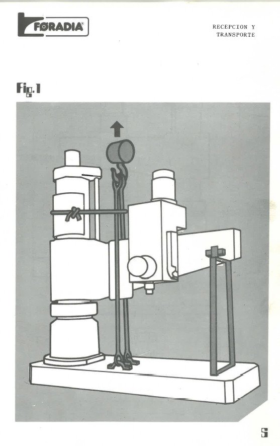 FORADIA MT 75-2 Manual Taladro FORADIA MT 75