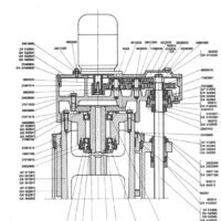 Despiece Taladro FORADIA GF 50/800 - GH 50/1000 - GR 50/1200 - GK 50/1500