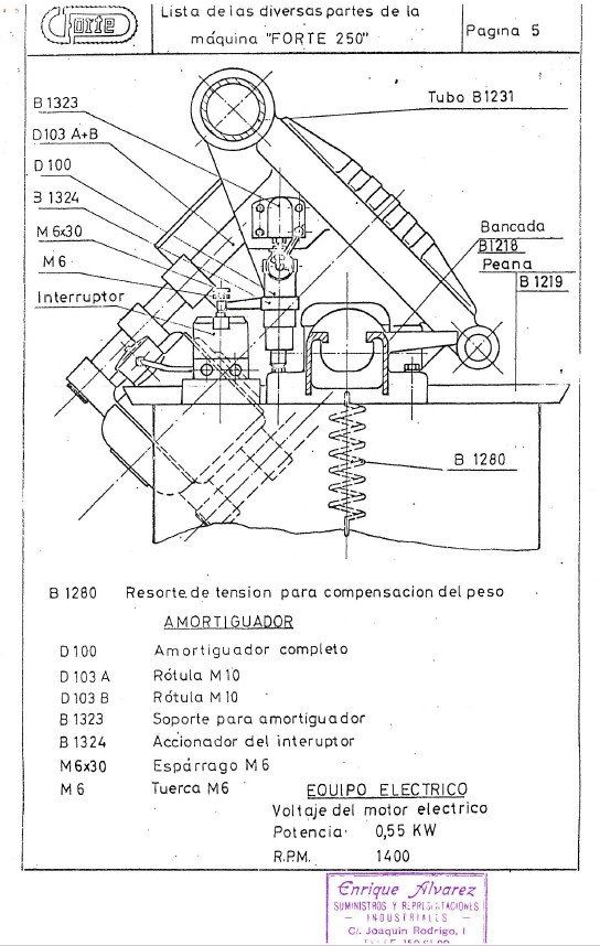 FORTEMAT 150-3 Manual Sierra FORTE BA-150