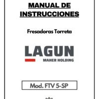 Manual de instrucciones Fresadora LAGUN FTV 5-SP