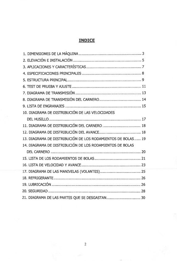 Manual de instrucciones Fresadora HELLER FU 1600