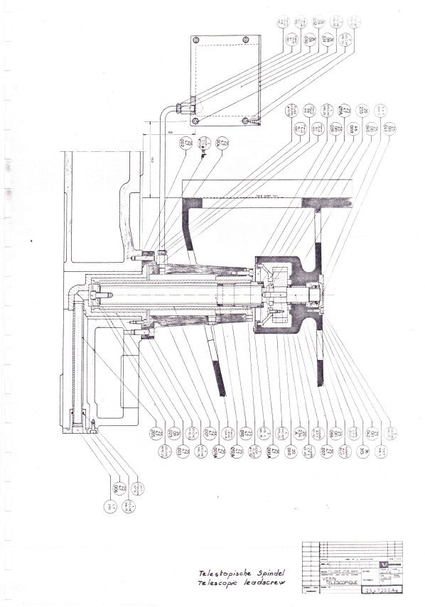 FV 300E-2 Despieces mecánicos Fresadora VERNIER FV 300E