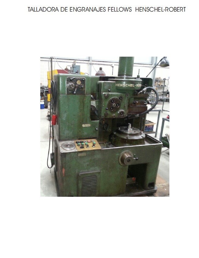 Manual Talladora FELLOWS Henschel-robert