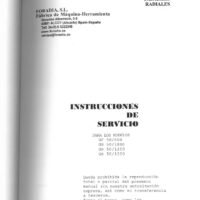 Lista de piezas Taladro FORADIA Los modelos GK y GR