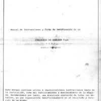 Manual de instrucciones Fresadora MRF FBF 2000