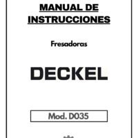 Accesorios generales Fresadora DECKEL D035
