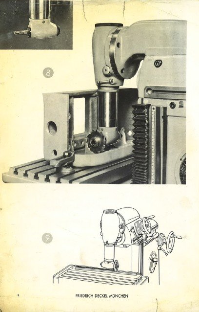 Manual de instrucciones Fresadora DECKEL FP 1
