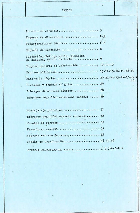 Fresadora Lagun FCM 1400 1600-3 Manual de instrucciones Fresadora LAGUN FCM 1400 1600